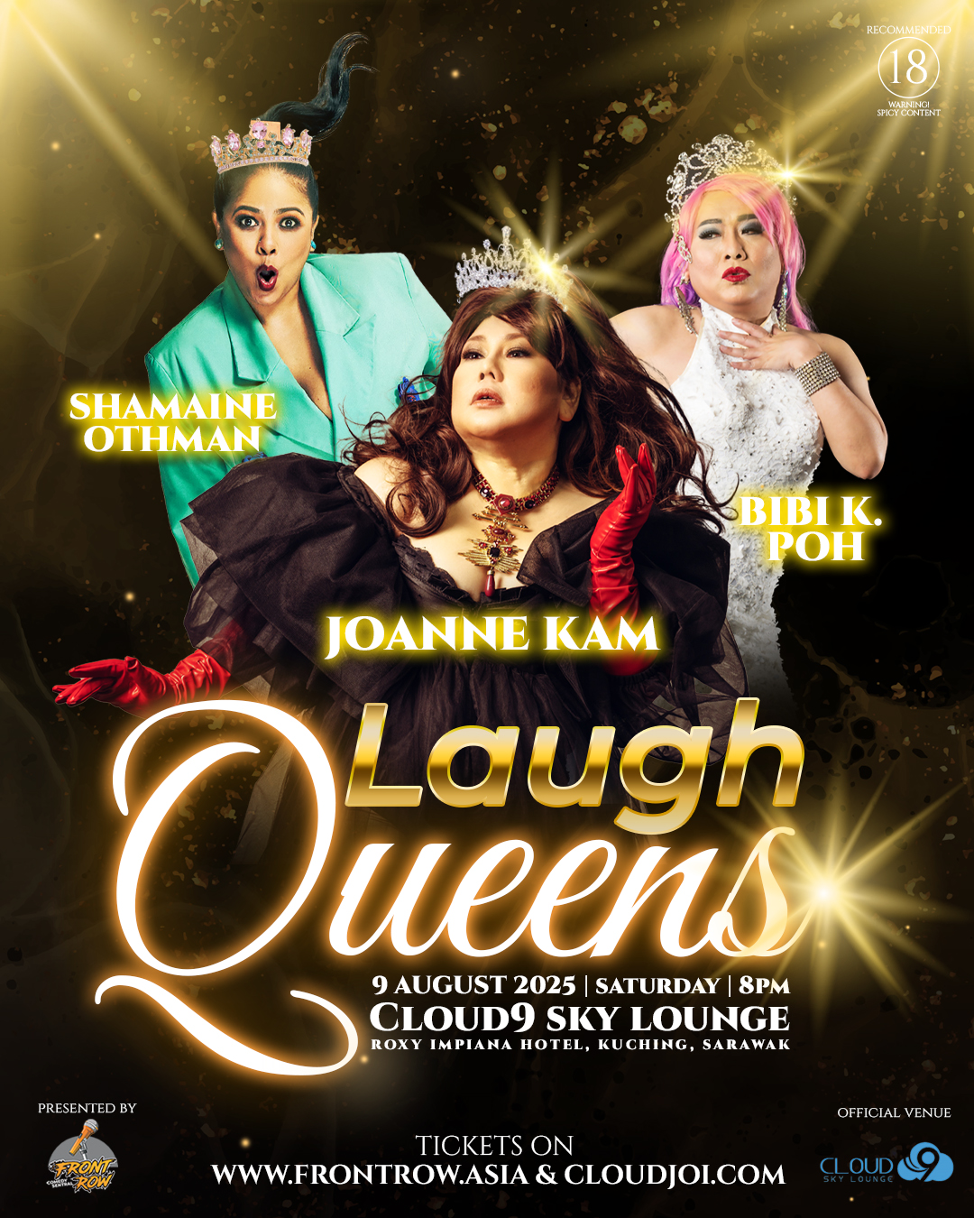 Front Row Comedy Sentral presents Laugh Queens - Live in Kuching 